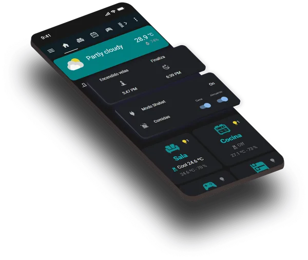 Modo Shabbat en la app DiraSmart